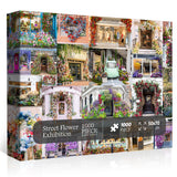 Street Flower Exhibition Jigsaw Puzzle 1000 Pieces