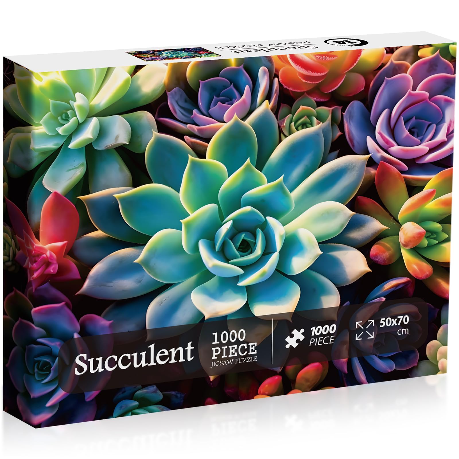 Impossible Succulent Jigsaw Puzzle 1000 Pieces Closeteyes