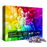Impossible Colorful Chrysanthemum Jigsaw Puzzle 1000 Pieces