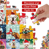 Christmas Dog Jigsaw Puzzles 1000 Pieces