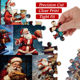 Christmas Funny Santa Claus Jigsaw Puzzles 1000 Piece