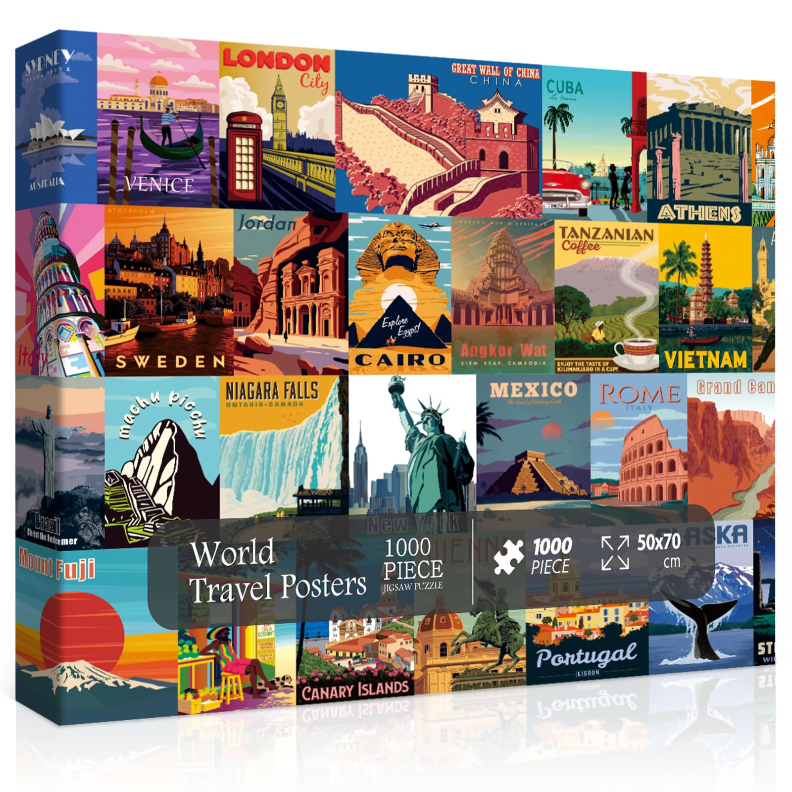 Travel Posters  Jigsaw Puzzle 1000 Pieces