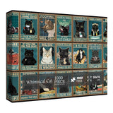 Whimsical Cat Jigsaw Puzzle 1000 Pieces