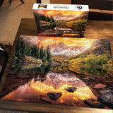Maroon Lake Jigsaw Puzzle 1000 Pieces