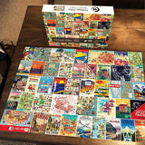 Vintage Atlas Jigsaw Puzzle 1000 Piece